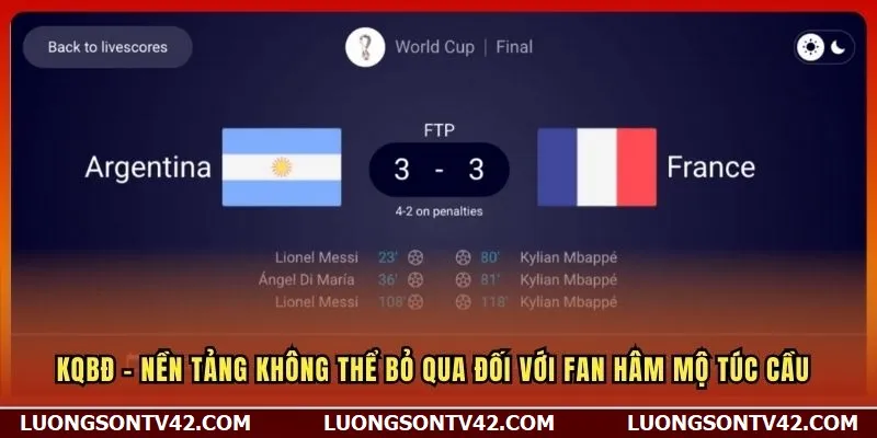 KQBĐ - nền tảng không thể bỏ qua đối với fan hâm mộ túc cầu