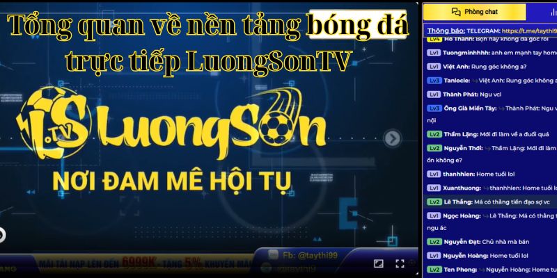 Tổng quan về nền tảng bóng đá trực tiếp LuongSonTV